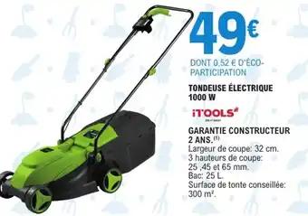 ¡TOOLS Tondeuse électrique 1000 w