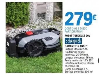 Promotion Exclusives de 7
Robot tondeuse : Découvrez l'Offre incontournable