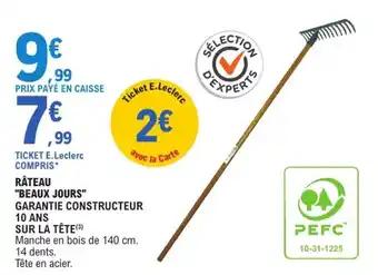 "BEAUX JOURS" Râteau