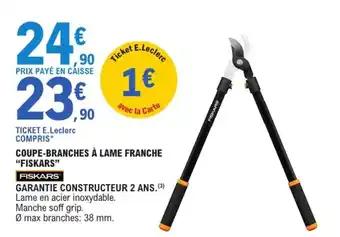 Promotion Exclusives de 20
Coupe branches : Découvrez l'Offre incontournable