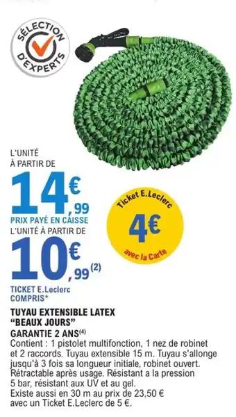Promotion Exclusives de 5
Tuyau extensible : Découvrez l'Offre incontournable