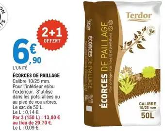 Promotion Exclusives de 19
Paillage : Découvrez l'Offre incontournable