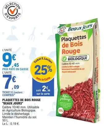 Promotion Exclusives de 2
Bois rouge : Découvrez l'Offre incontournable