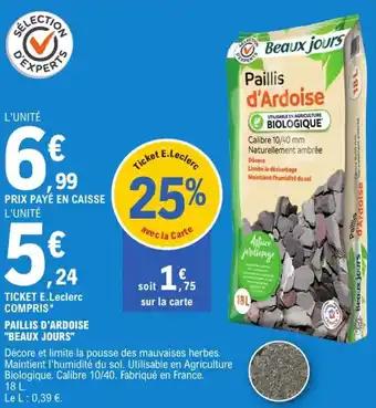 Promotion Exclusives de 9
Paillis d'ardoise : Découvrez l'Offre incontournable