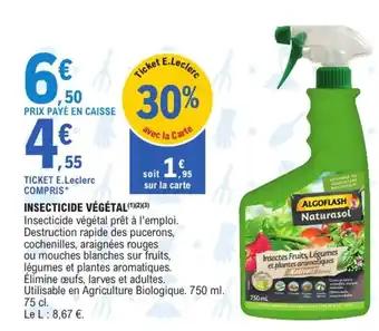 Promotion Exclusives de 3
Insecticide : Découvrez l'Offre incontournable