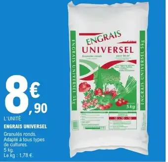 Promotion Exclusives de 7
Engrais universel : Découvrez l'Offre incontournable