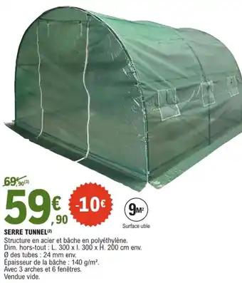 Promotion Exclusives de 9
Serre tunnel : Découvrez l'Offre incontournable