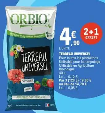 ORBIO Terreau universel 40 L