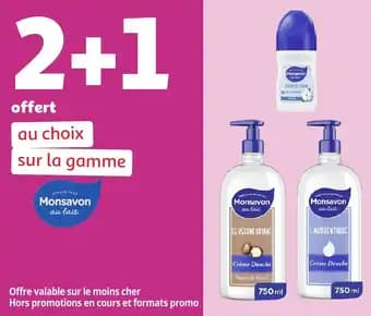 Promotion Exclusives de 1
Monsavon : Découvrez l'Offre incontournable