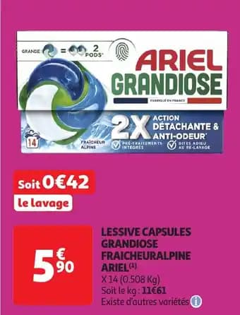 Promotion Exclusives de 30
Ariel : Découvrez l'Offre incontournable