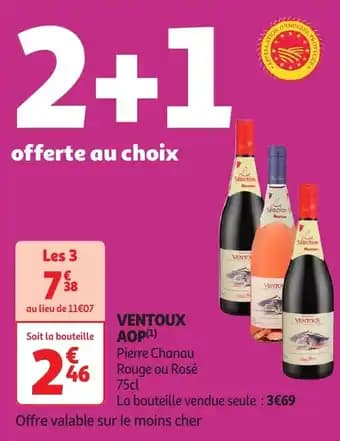 Promotion Exclusives de 1
Ventoux aop : Découvrez l'Offre incontournable