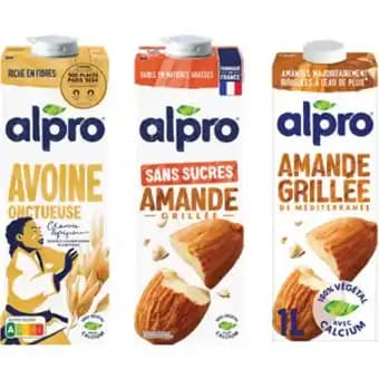 ALPRO SUR TOUTES LES BOISSONS VÉGÉTALES