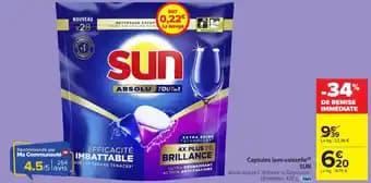 Promotion Exclusives de 6
Lave vaisselle sun : Découvrez l'Offre incontournable