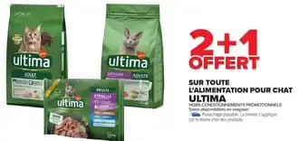 Sur toute l'alimentation pour chat ultima