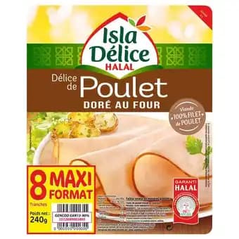 ISLA DÉLICE Délice de poulet Halal Maxi Format