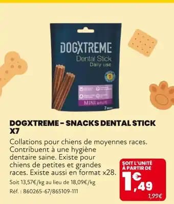 DOGXTREME Snacks dental stick x7