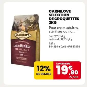 Carnilove Selection de Croquettes 2kg