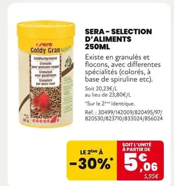 SERA Selection d'aliments 250ml