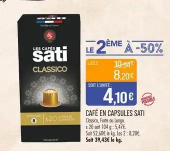 Promotion Exclusives de 25
Café capsules : Découvrez l'Offre incontournable