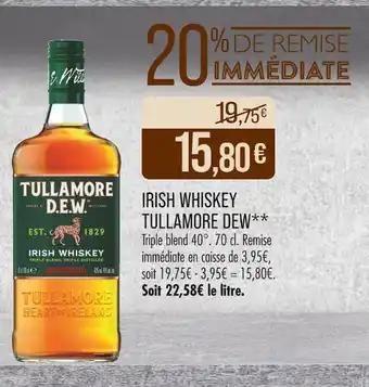 Promotion Exclusives de 6
Irish whiskey : Découvrez l'Offre incontournable
