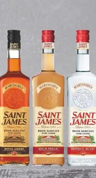 Saint James 10% de remise immédiate sur la gamme de rhums Saint James