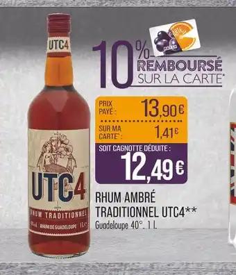 UTC4 Rhum Ambré Traditionnel