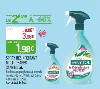 Sanytol Spray désinfectant multi-usages ▲