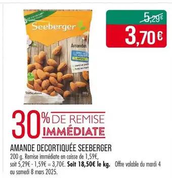 Seeberger Amande Decortiquée