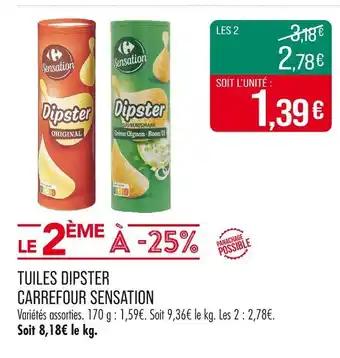 Promotion Exclusives de 65
Carrefour Sensation : Découvrez l'Offre incontournable