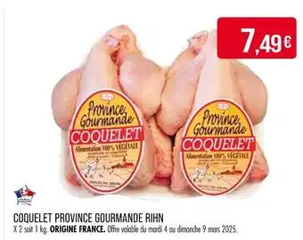 PROVINCE GOURMANDE RIHN Coquelet