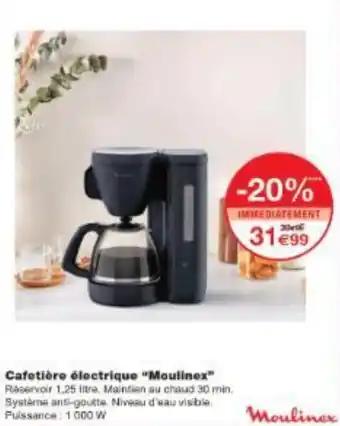 Cafetière électrique Moulinex
