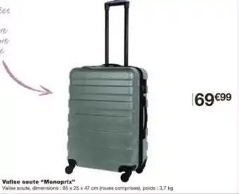 Valise soute Monoprix 65 x 25 x 47 cm