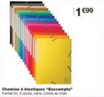 Chemise à élastiques Exacompta