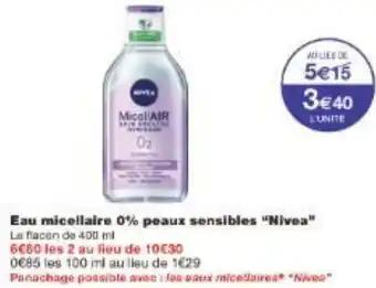 Promotion Exclusives de 8
Eau Micellaire : Découvrez l'Offre incontournable