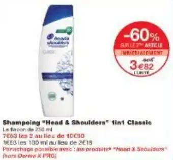 Shampoing Head & Shoulders fin1 Classic 250 ml