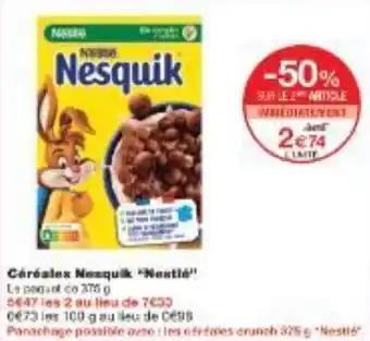 Crealax Nesquik Nestle 375 g
