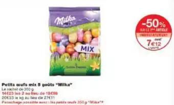 Petits aufs mix 5 goûts Milka 350 g