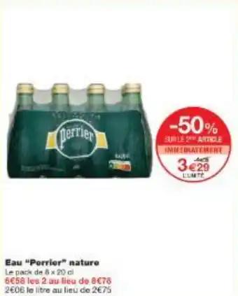 Eau Perrier nature 20 cl