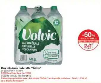 Eau minérale naturelle Volvic 1.5 liter