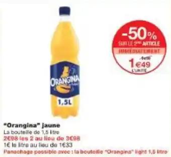 Orangina jaune 1.5 liter