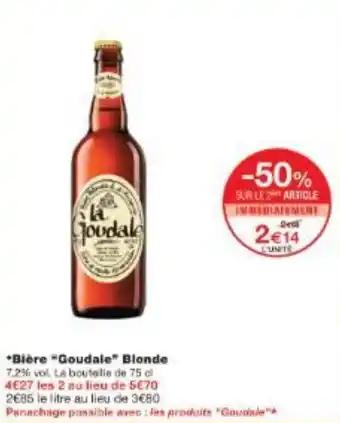Bière Goudale Blonde 75 cl