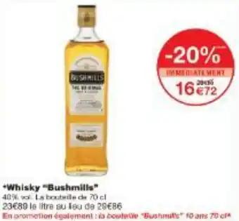Promotion Exclusives de 1
Bushmills : Découvrez l'Offre incontournable