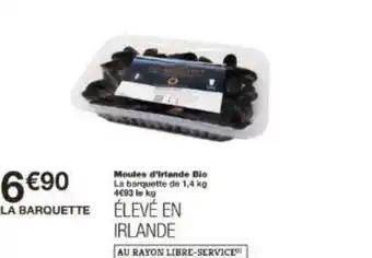 Moules d'Irlande Bio 1.4 kg