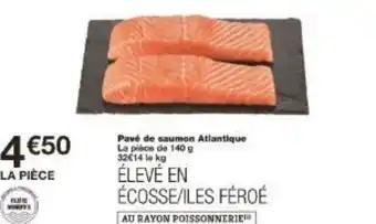 Pavé de saumon Atlantique 140 g