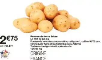 Pomme de terre frites 2,5 kg