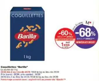 Promotion Exclusives de 20
Barilla : Découvrez l'Offre incontournable