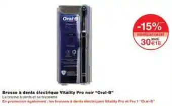 Brosse à dents électrique Vitality Pro noir Oral-B