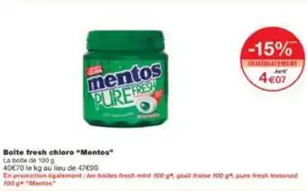 Promotion Exclusives de 1
Mentos : Découvrez l'Offre incontournable