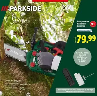 Tronçonneuse élagueuse à essence