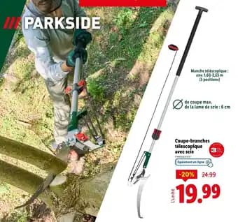 Coupe-branches télescopique avec scie